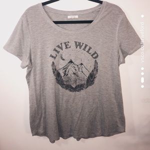 “Live Wild” Graphic Tee